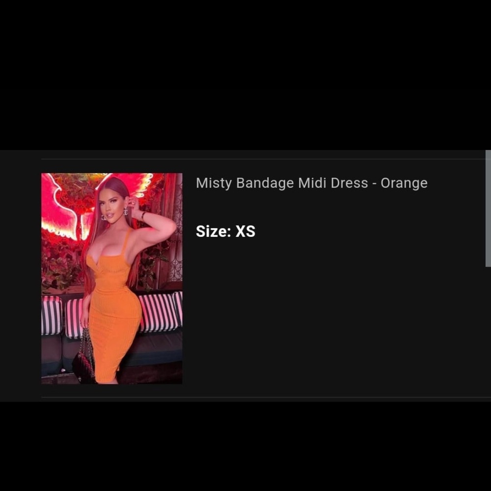 Misty Bandage Midi Dress